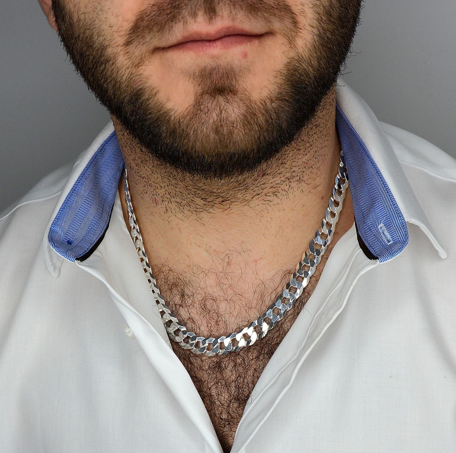 Łańcuszek srebrny 925 Gruba Pancerka 1,1 cm próba. Srebrny łańcuszek Pancerka DIA-LAN-2085-300-925.jpg